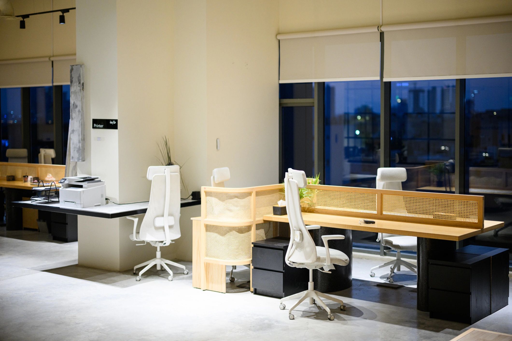 Modern office interior representing business operations and privacy practices